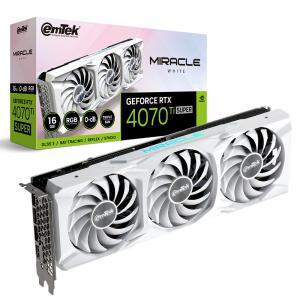 이엠텍 지포스 RTX 4070 Ti SUPER MIRACLE WHITE D6X 16GB