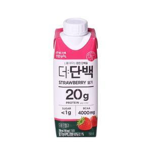 [기타]빙그레 더단백 딸기 250ml 18개 단백질 프로틴