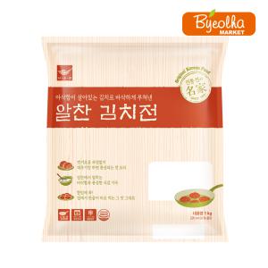 사옹원 알찬 김치전 1kg 간식 전 김치 요리 부침개 간편조리 업소용 대용량 식자재 식당용 야식 안