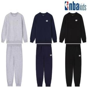 NBA USA 로고 맨투맨조거팬츠 세트(K243TS001TP001P)