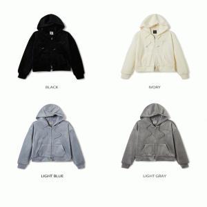 후아유 여성 퍼 본딩 후드집업 / Fur Bonding Hood Zip-up WHMZE4V31F