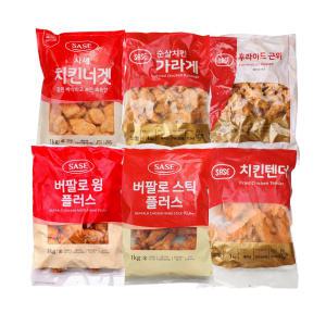 사세 BEST 버팔로윙 스틱(봉) 플러스 치킨텐더 근위튀김 1kg