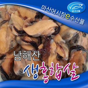 e수산물 국산 남해 홍합살 생홍합살 1kg 오늘 깐홍합살 조개 해물 당일까서 포장