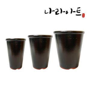 절구통옹기화분/화분/꽃/국산 옹기