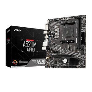 MSI A520M-A PRO 컴퓨터 메인보드 AMD  라이젠