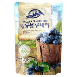 우양 블루베리 홀 1kg 냉동과일