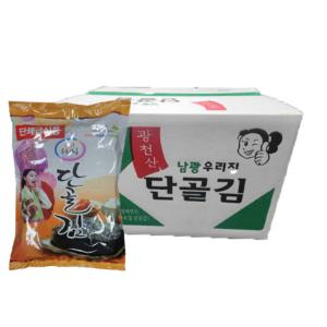 우리집 단골김(전장) 80g(18장) 10봉 1박스