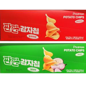 판판 감자칩 35g X 12입 2종택1 포테이토칩 오리지날 양파맛 PANPAN