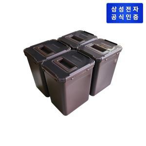 [삼성]안심 김치통 S-108SO4 10.8 L 4개 (김치플러스 313 L 490 L 중칸, 586 L 하칸)