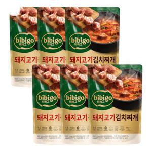 비비고 돼지고기 김치찌개 460G 6개