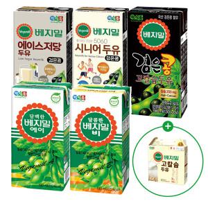 베지밀 검은콩두유 190ml 64팩+ 베지밀고칼슘두유190ml 16팩/베스트상품 모음전