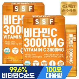 순수식품 비타민C 3000MG 200포 비타민 100% 분말 파우더 스틱