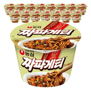 농심 짜파게티 큰사발, 123g, 16개