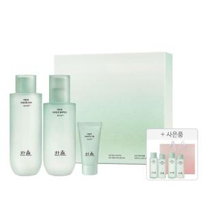 한율 어린쑥수분진정2종세트, 1개 + 증정(어린쑥토너, 18ml, 2개 + 플루이드, 18ml, 2