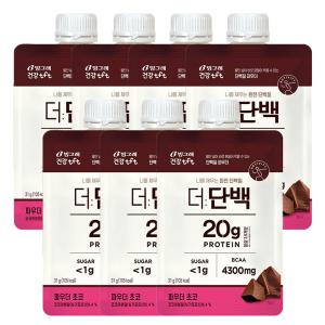 빙그레 더단백 파우더 단백질 쉐이크 31g 7개입 초코맛