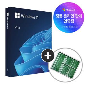 [한국MS정품인증점] MS Windows 11 Pro FPP (USB타입) 처음사용자용 패키지 / 윈도우11 프로 / 영구사용