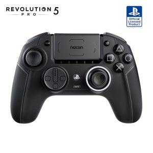 NACON Revolution 5 Pro 공식 라이선스 PS5 PS4 PC용 플레이스테이션 무선 게이밍 컨트롤러 - 홀 이펙트,