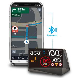 소리윤 THUD 헤드업디스플레이 T202 HUD T맵 API 연동 티맵 네비 GPS 속도계 오토큐 최신형 카포스 선물 지급