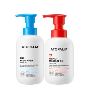 아토팜 크림 마사지오일 200ml+바디워시 300ml