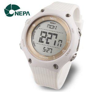 [네파] NEPA 월드타임 방수 전자 학생 군인시계 N341-WHITE