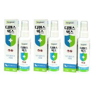 동국) 디펜스 벅스 50ml x 3팩 모기 털진드기 기피제