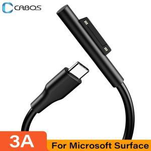 USB C 타입 서피스 3A 고속 충전 케이블 어댑터  프로 X 8 7 6 5 4 3 Go 용 컨버터