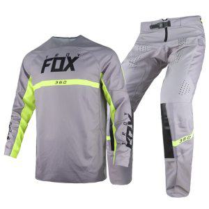 360 MERZ 저지 팬츠 콤보 남성용 Troy Fox Motocross Gear Set MX 라이딩 ATV MTB 산악 자전거 오프로드 성