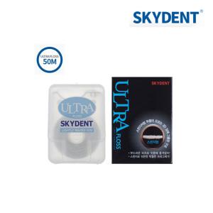 스카이덴트 울트라 50m 치실 스폰지 부풀어오르는 치과 치실 Skydent Ultra Dental Floss