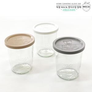 WECK 몰드 850ml (No.743) 유리병+PE뚜껑 낱개