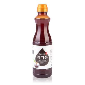 국산 청아띠 참기름 500ml (PET)