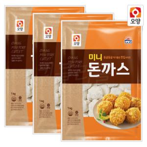 사조오양 미니 돈까스 1kg x 3개