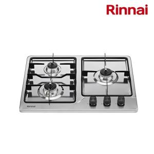 [린나이] INBS641DJ 3구 빌트인 스테인레스상판 가스레인지 건전지 교체형