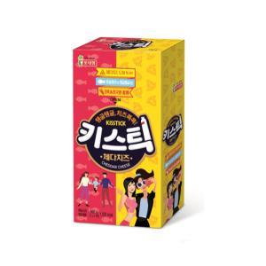 롯데햄 키스틱 550g(55gX10개) 간식 소시지 체다 치즈