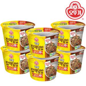 오뚜기 옛날잡채덮밥 236.5g 6개/컵밥 덮밥 즉석밥