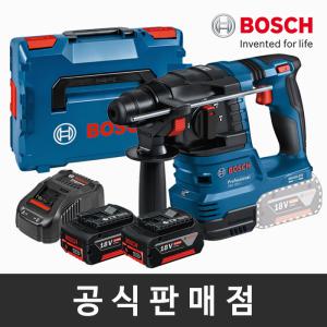 보쉬 정품 GBH 18V-22 5.0Ah 2EA세트 충전해머드릴 SDS플러스 함마드릴 충전햄머 보쉬공구