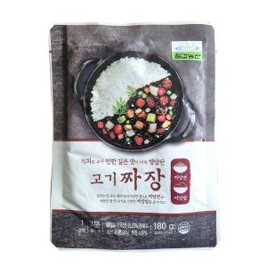 칠갑농산 고기짜장 180g x 10개 직화짜장 3분요리