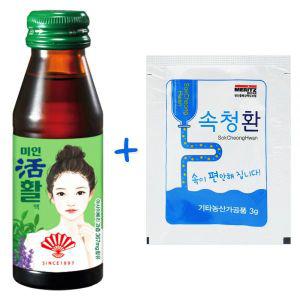 미인활 75ml + 속청환 3g, 20세트(20병+20포)