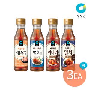 F)청정원 액젓 500g x3개 선택 (멸치골드/새우/까나리)