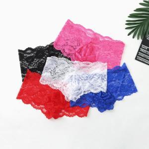 남성레이스팬티5pcs 남자의 섹시한 레이스 복서 투명 옷을 통해 볼 이국적인 Crossdressing 시시 란제리