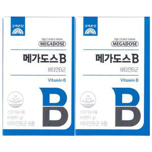 고려은단 메가도스B 비타민B군 850mg x 60정 2개 / 써클