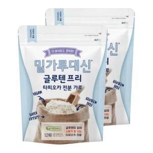 [바이오믹스] 밀가루대신 글루텐 프리 타피오카 전분 1.2kg, 2개