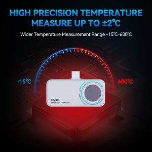 온도측정 Mileseey 미니 적외선 온도 감지기 열 화상 카메라 안드로이드용 OTG 앱 포함 TR256i TR160i 256x