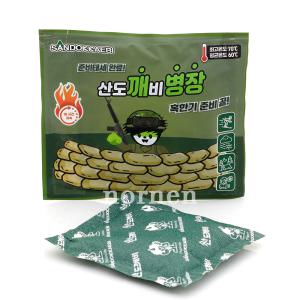 산도깨비 깨병장 핫팩 150g 18시간 보온대 손난로 스키 골프 등산 캠핑 낚시 학교 군인 방한용품