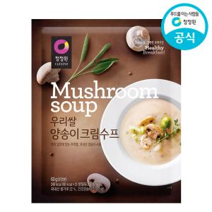 청정원 우리쌀 양송이크림수프 60g