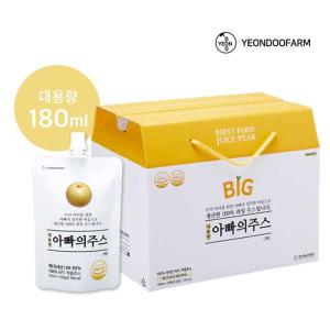 [연두팜] BIG 아빠의주스 배즙 대용량 180ml 30개입 한박스