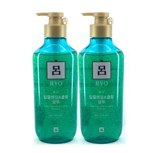 려 청아 딥클렌징 앤 쿨링 샴푸550ml 2개