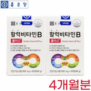 활성 비타민B군 B1 B2 B5 B6 B7 B12 수용성 비군 나이아신 종합 영양제 컴플렉스