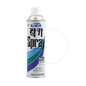 일신 락카 스프레이 무광투명 420ml DIY 셀프 페인트