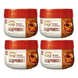 백설 다담 국물떡볶이양념 530g 4개