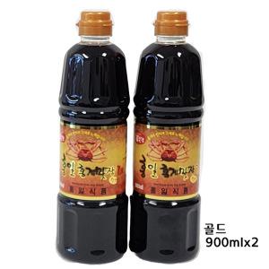 홍일식품 홍게 간장 특허 만능 맛장 소스 편스토랑 전참시 골드 900ml 2병